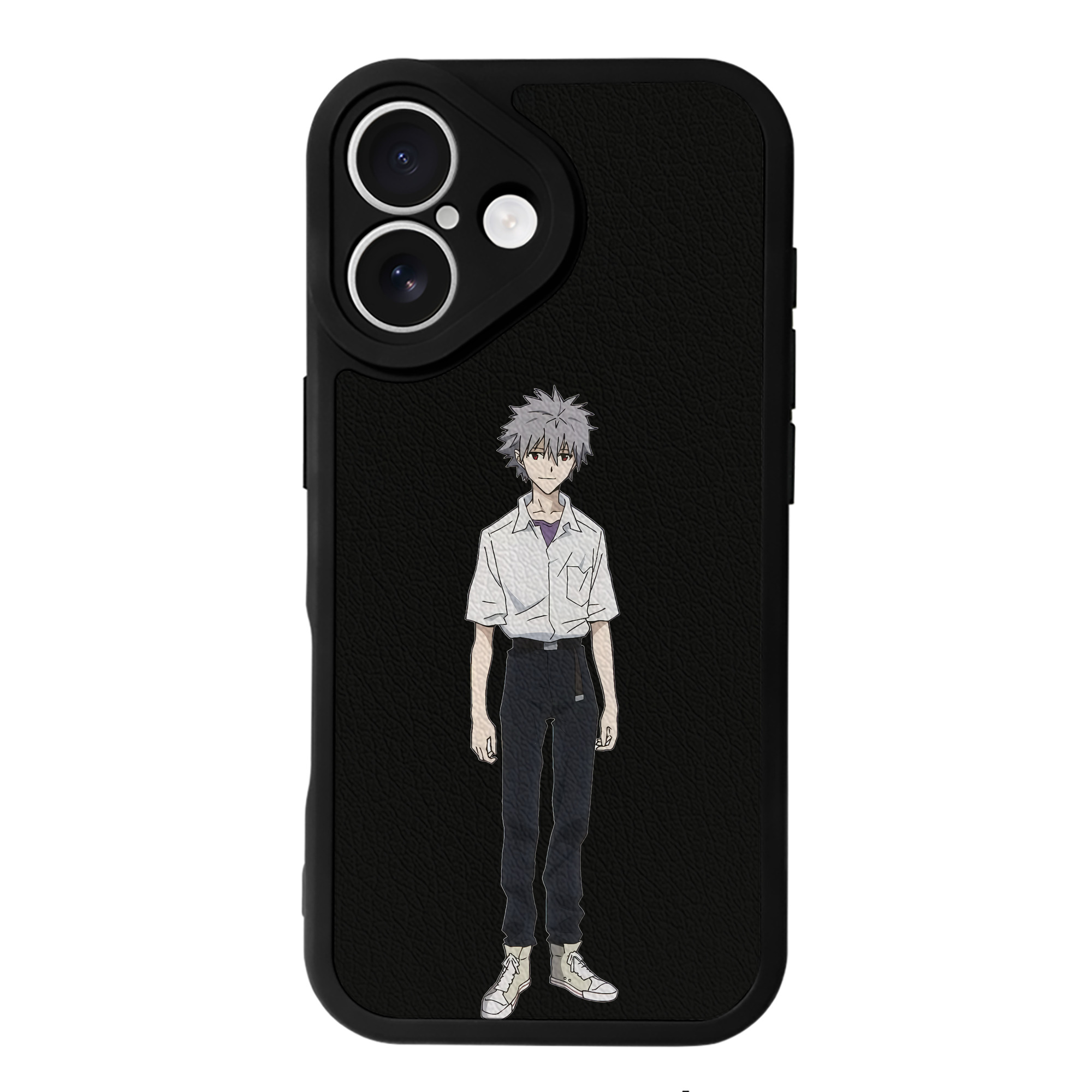 （画像用） EVA 新世紀エヴァンゲリオン 【iPhone 16シリーズ対応】シリコンスマホケース（レザー調） 材質：シリコン